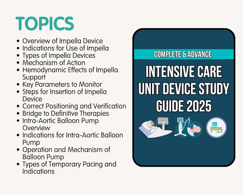Hoja de referencia para dispositivos de UCI: Guía Impella y IABP (descarga digital) imagen 2