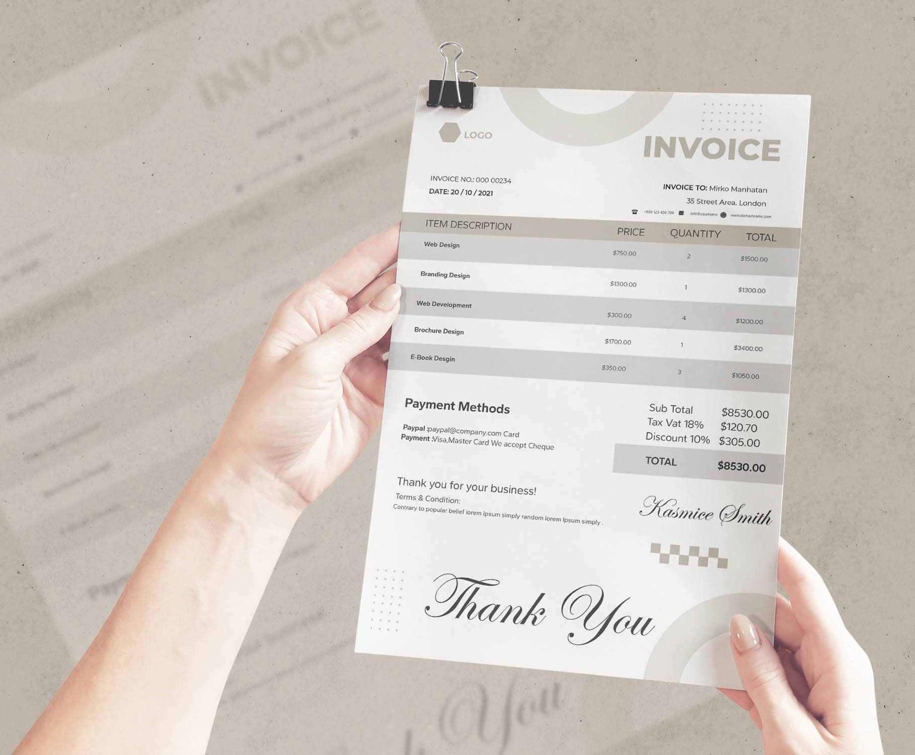 Recript Invouce Receipt Template Invoice Template Invoice Receipt Order - Etsy Australia
