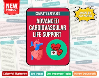 Advanced Cardiovascular Life Support for Critical Care Nurses & ICU Nurses 2025 Edition
