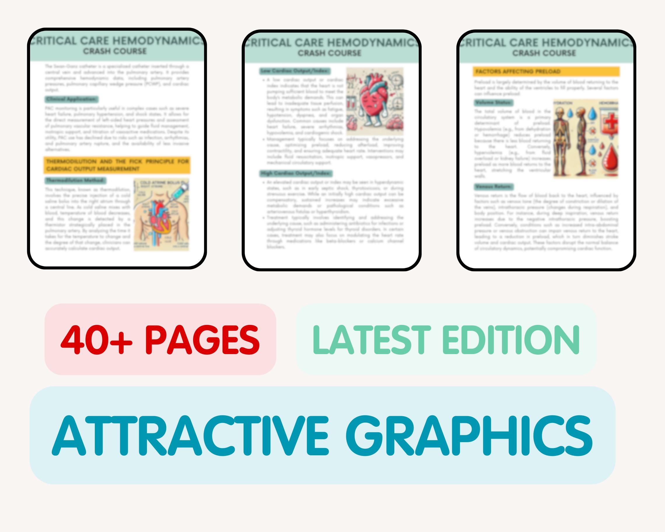 Ccrn Notes.pdf CCRN Hemodynamics Crash Course, ICU Critical Care Nursing Notes ...