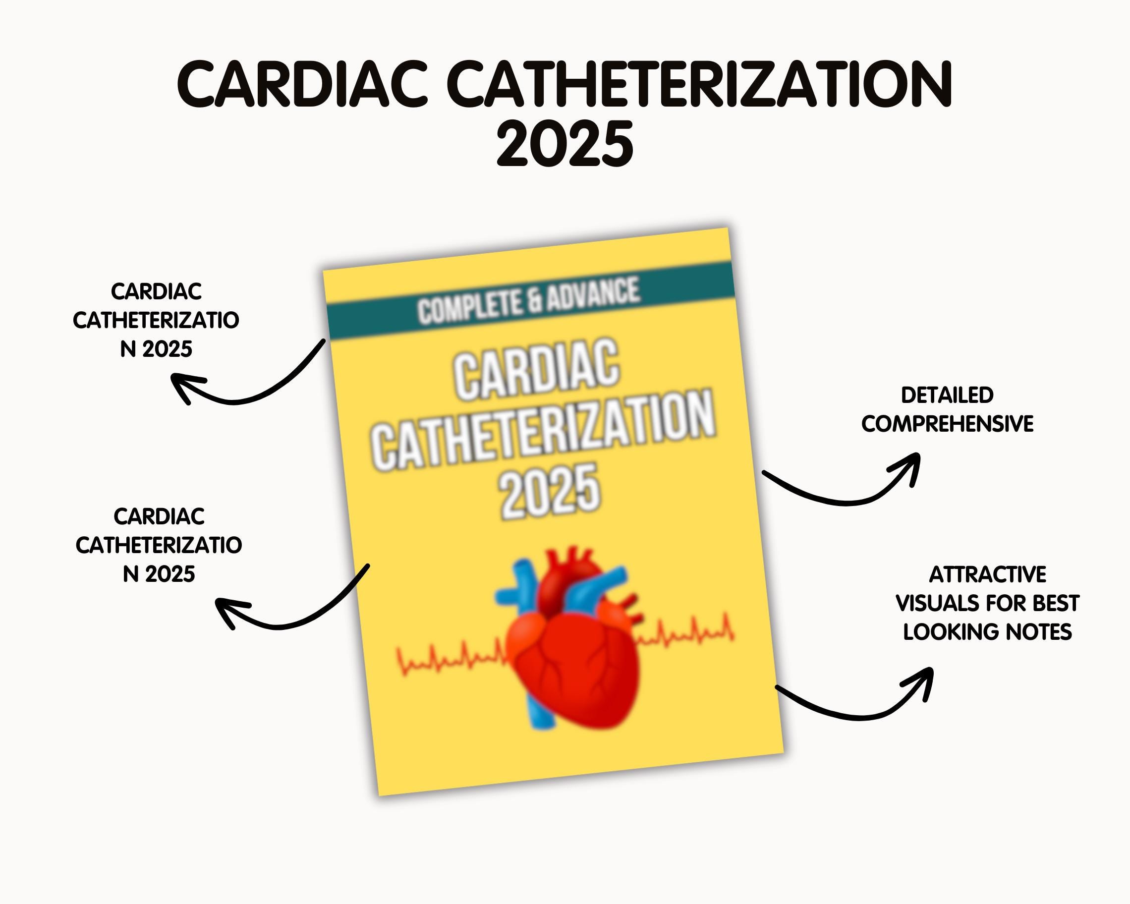 Cardiac Catheterization Nursing Notes | ICU Study Guide (digital PDF ...