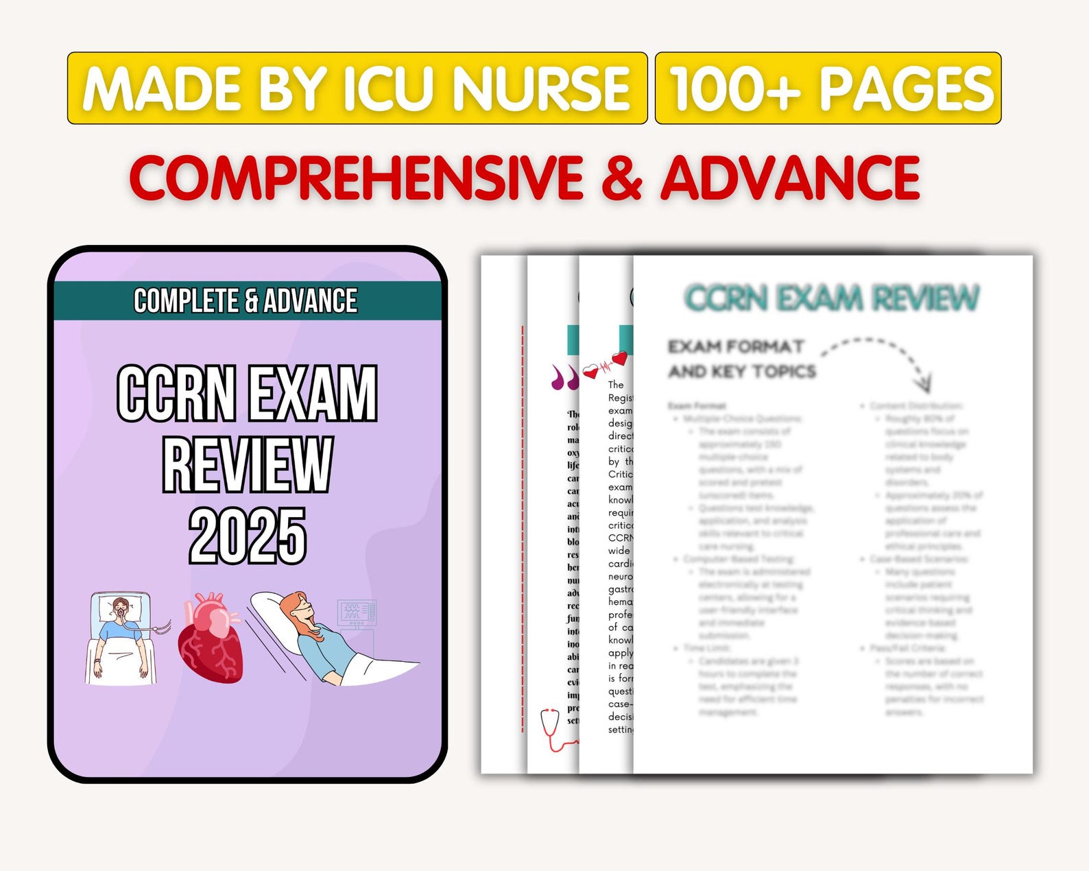 Ccrn Normal Values Guide CCRN Exam Review: Critical Care Study Guide (digital Download) - Etsy