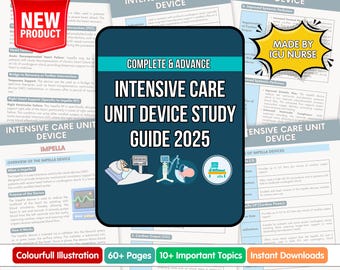 ICU Device Cheat Sheet Bundle: Impella & IABP Guide (Digital Download)
