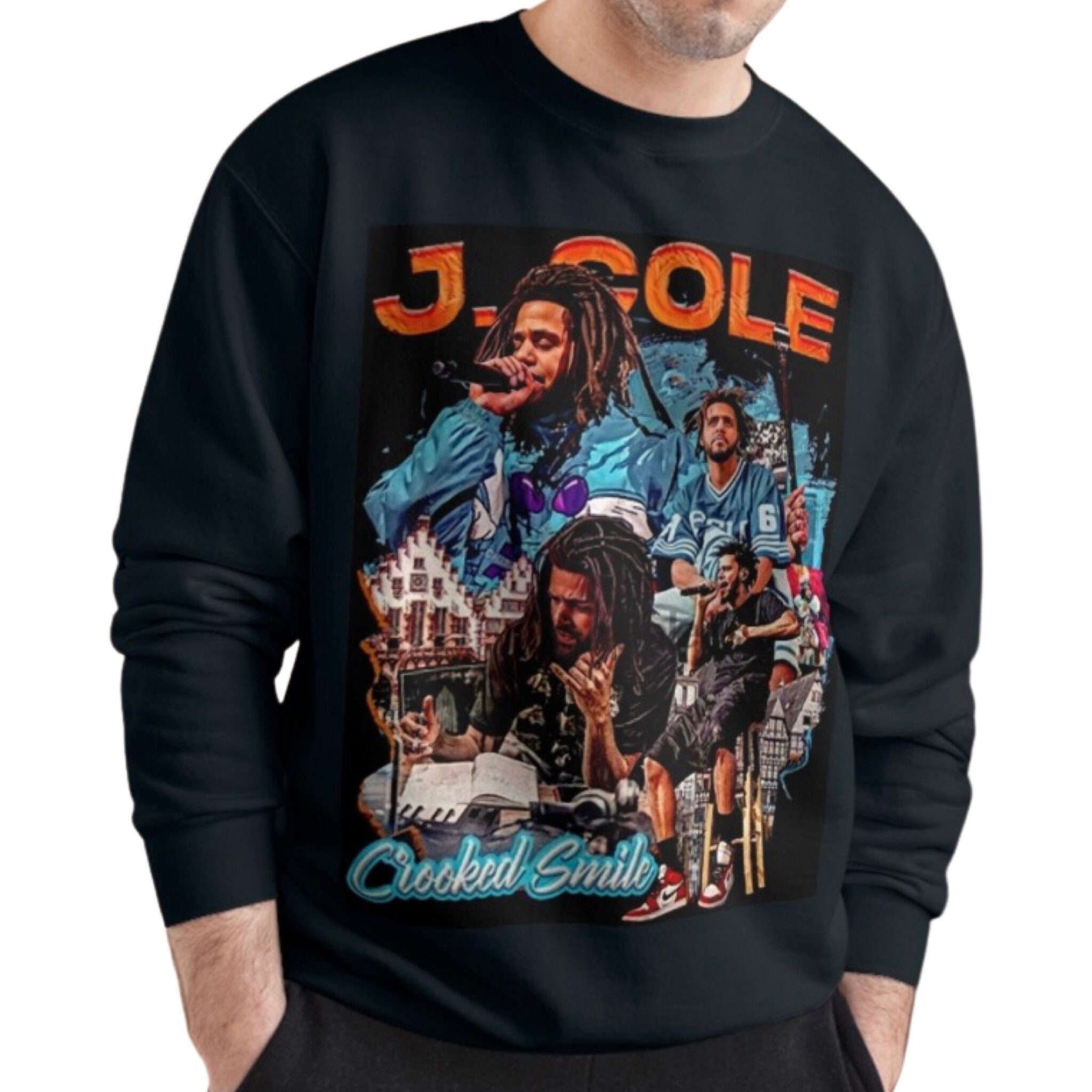 J cole tie dye cheap sweatshirt