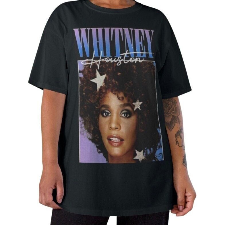 Discover Whitney Houston Tshirt | Whitney Houston Graphic Tee | Whitney Houston Gift