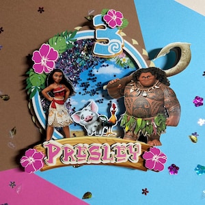 Moana Cake topper, Moana inspiring Cake topper