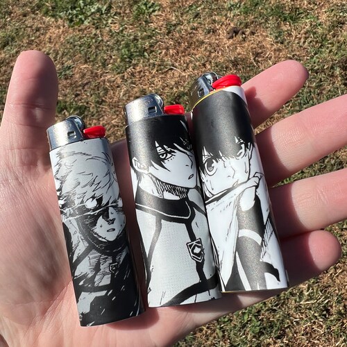 Pack of 3 Custom Anime Manga Lighters Etsy