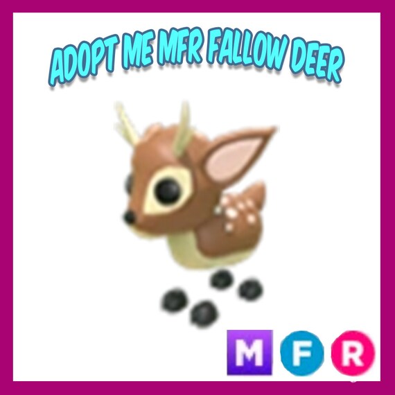 Adopt Me MFR Fallow Deer mega Neon Fly Ride Cheap and Fast Etsy