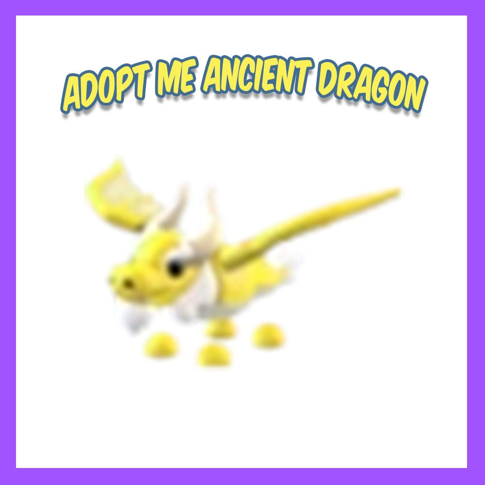 Adopt Me Ancient Dragon New Pet Egg Update 2022 Etsy Australia