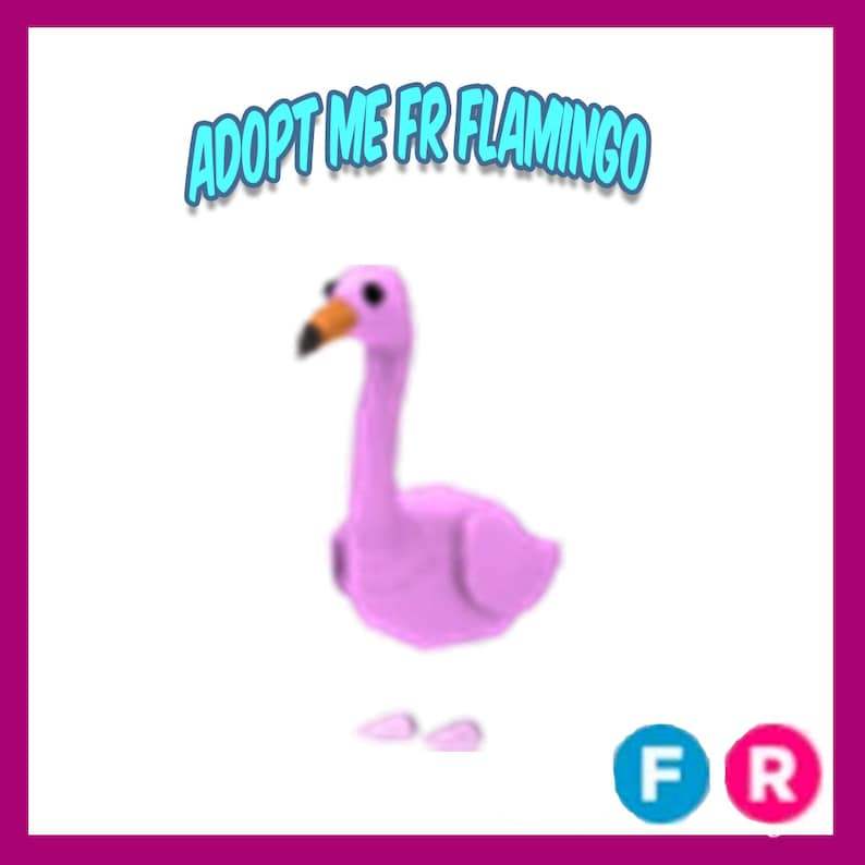 Roblox Adopt Me FR Flamingo fly Ride Cheap and Fast Etsy