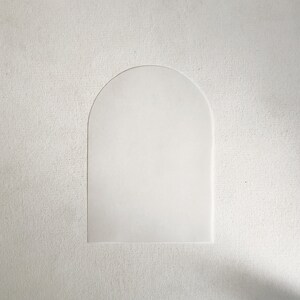Arch Die Cut Vellum 5"x7" Invitation Vellum Die Cut Invitation Printable Vellum Custom Stationery image 2