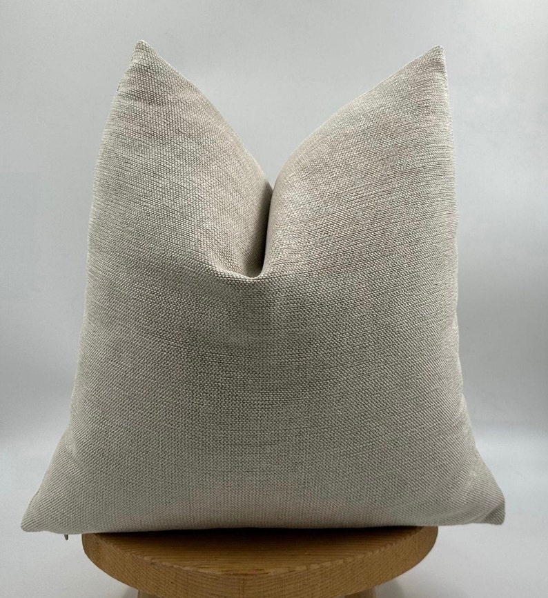 Beige Linen Throw Pillow Cover,oatmeal Color Linen,decorative