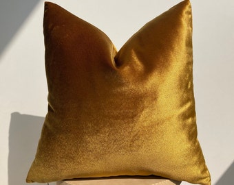 Luxury Gold Velvet Pillowcase,Gold Pillow Case,Decorative Pillow Case,Euro Sham,Cushion Pillowcase For Sofa,Throw Pillow,Mother's Day