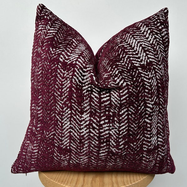 Burgundy White Throw Etsy