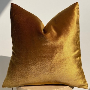 Luxury Gold Velvet Pillowcase,Decorative Pillow Cover,Throw Pillow,Summer Decor