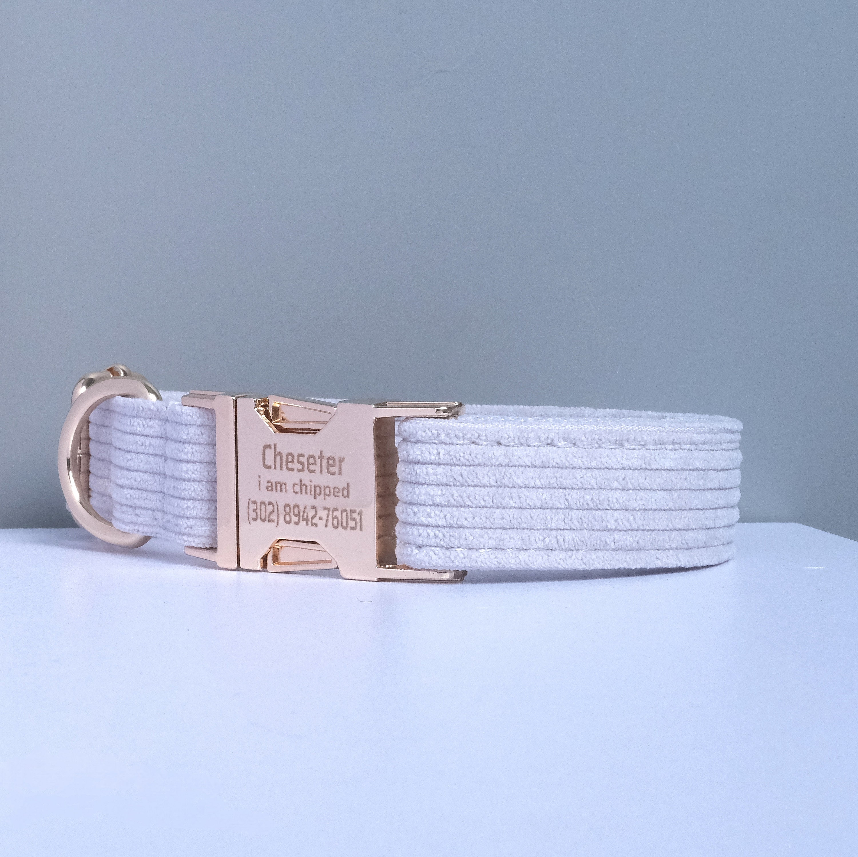 Dog Name Tag Collar, Fabric Dog Collar, Custom Dog Collar, Cool Dog