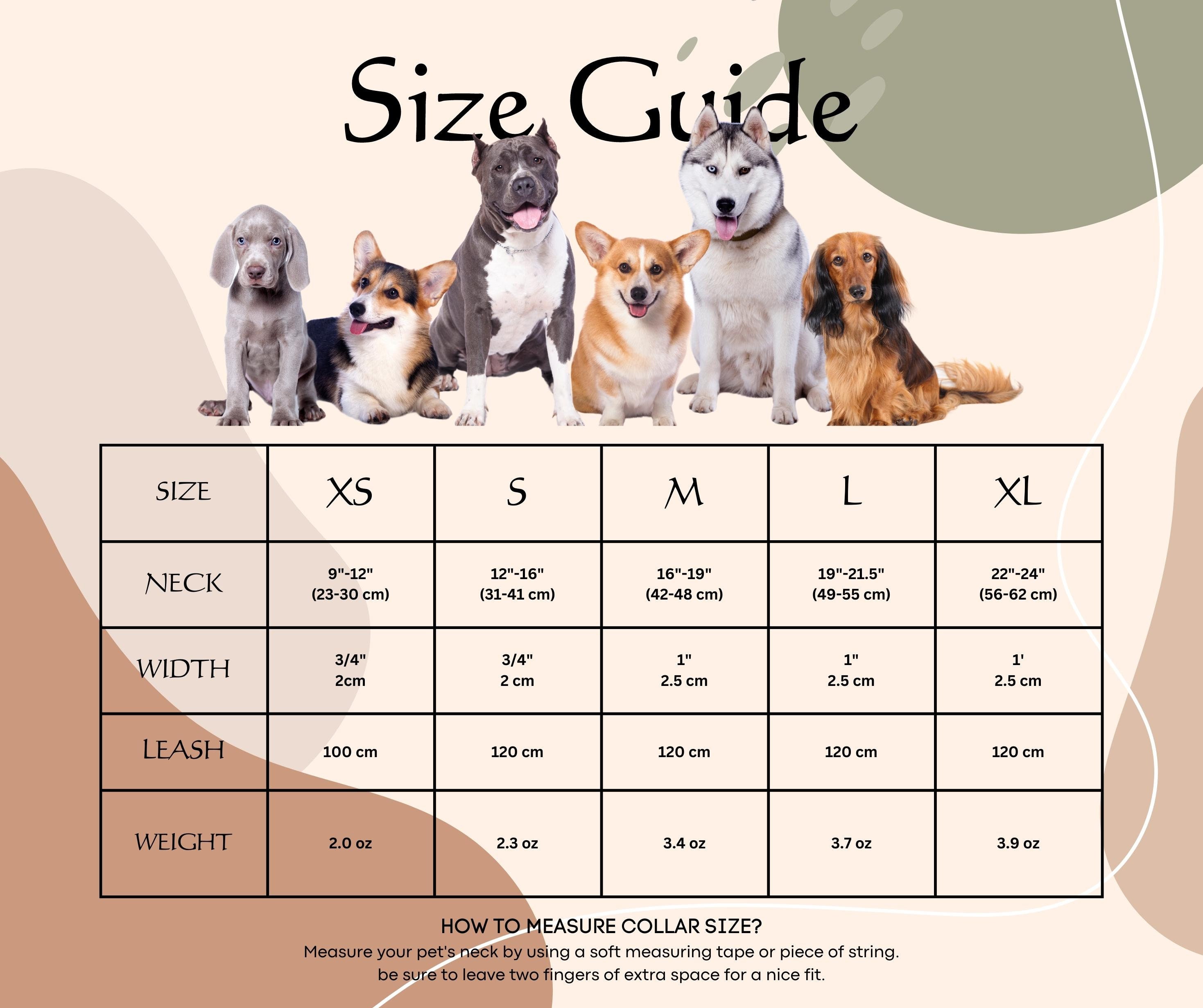 Dog Name Tag Collar, Fabric Dog Collar, Custom Dog Collar, Cool Dog