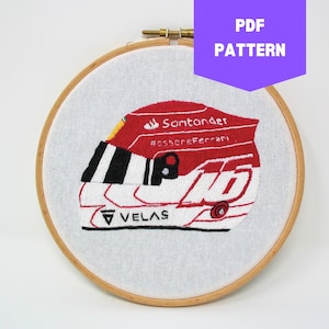 PDF NUR SCHNITTMUSTER Charles LeClerc&#39;s Monaco Formel-1 Helm 2022