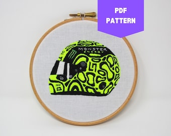 PDF NUR Nähanleitung Lando Norris 2024 Formel 1 Helm