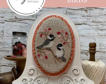 Blossoms & Birds pattern by Erin Elizabeth