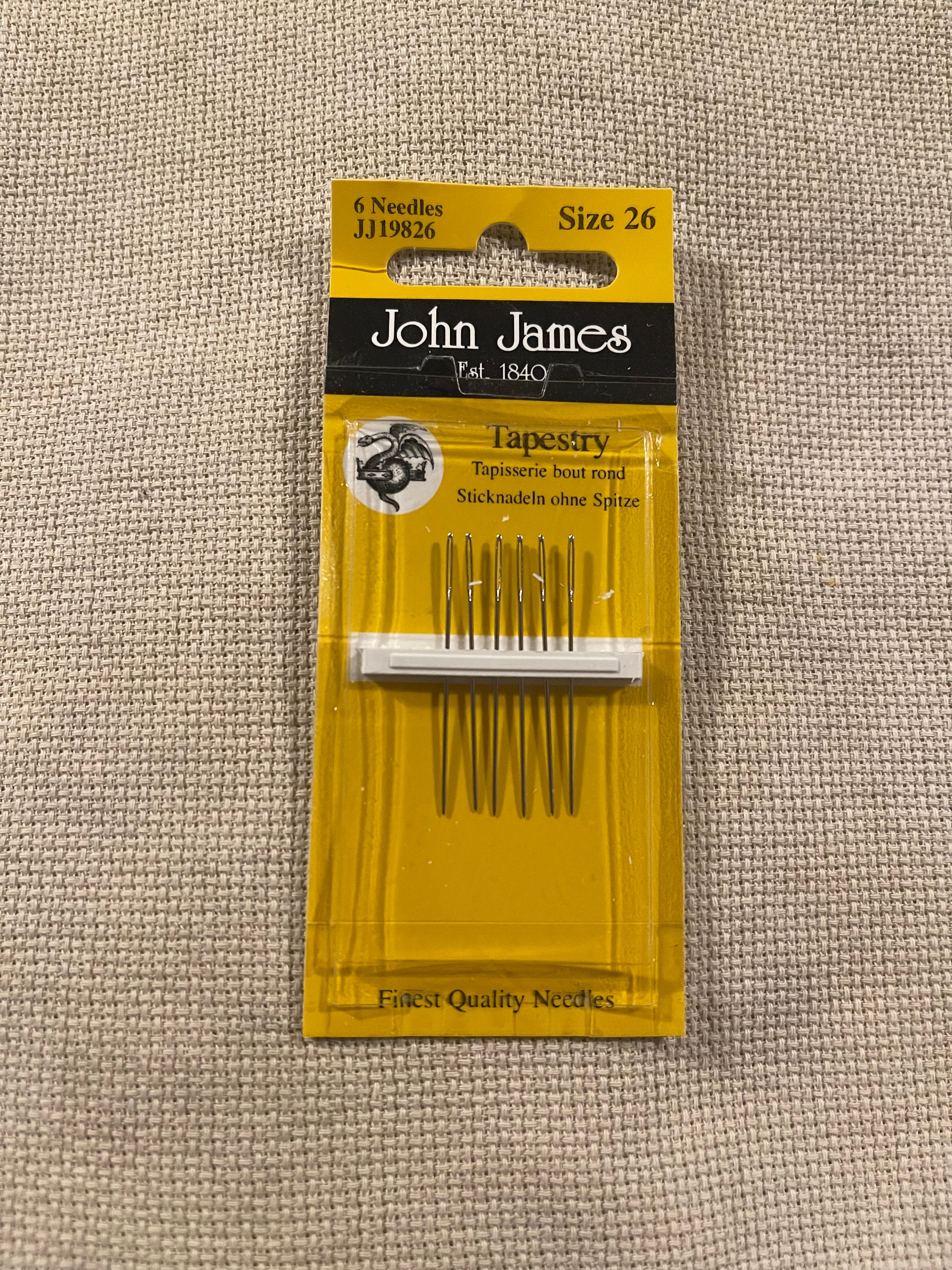 John James Hand Embroidery Needles, Tapestry/cross Stitch Sewing