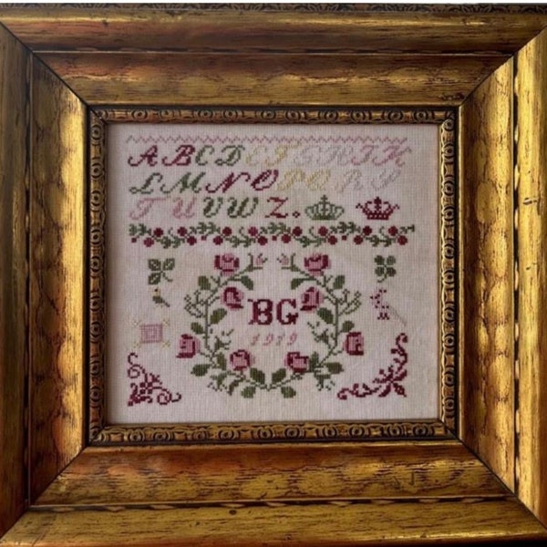 My Little Sampler pattern by Running With Needles & Scissors