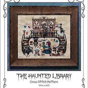 The Haunted Library pattern by Lola Crow