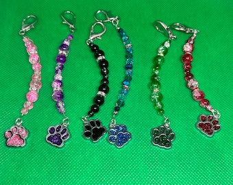 Paw Print Scissor Fobs