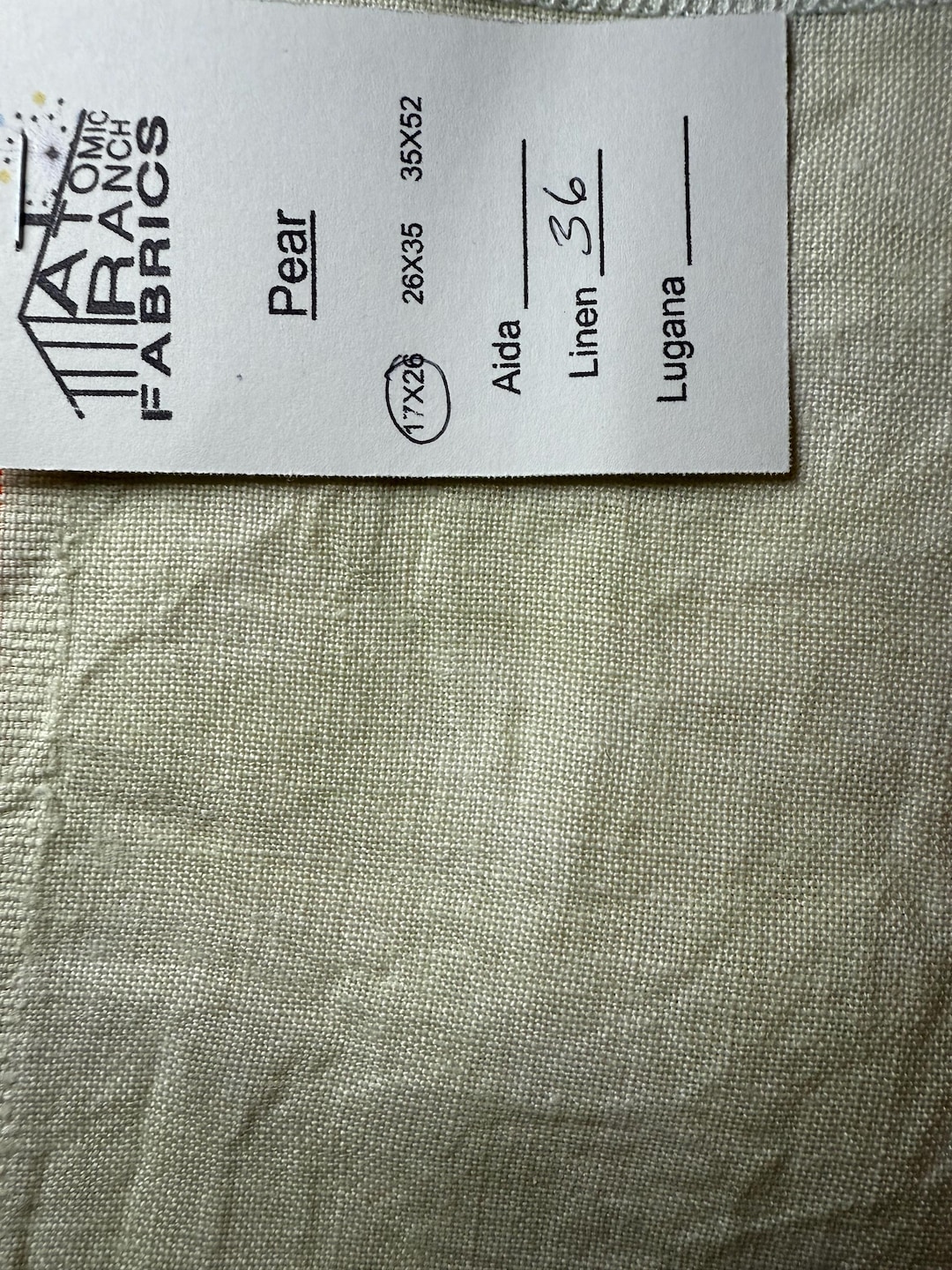 Pear Linen by Atomic Ranch Fabrics - Etsy