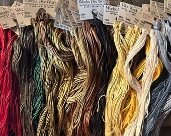 Weeks Dye Works Hand Dyed Floss