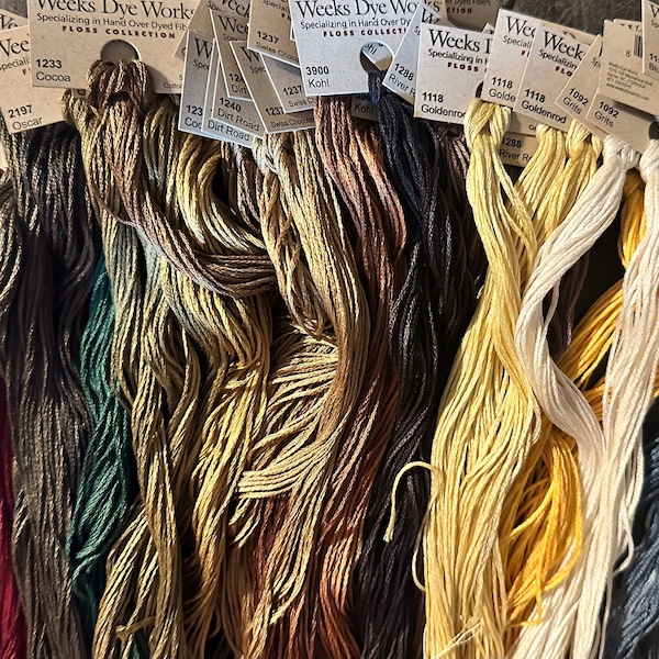 Weeks Dye Works Hand Dyed Floss