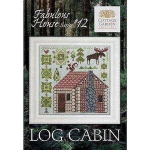 Log Cabin - Fabulous House Series #12 pattern by Cottage Garden Samplings