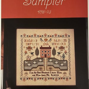 Good Shepherd Sampler Pattern by Annie Beez Folk Art