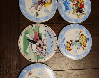 Vintage Alice in Wonderland Coasters