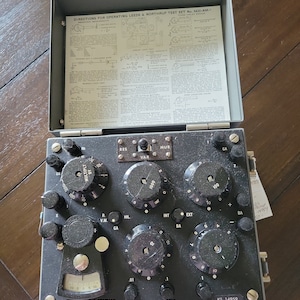 Vintage Leeds Northrup resistance measurements test meter equipment