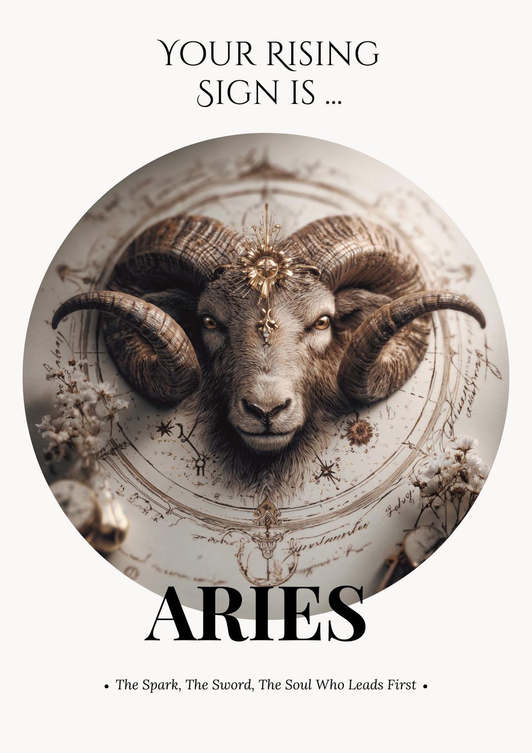 ARIES - Rising Sign Oracle Blueprint - Etsy