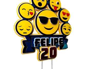 Emoji cake topper DIGITAL SVG file