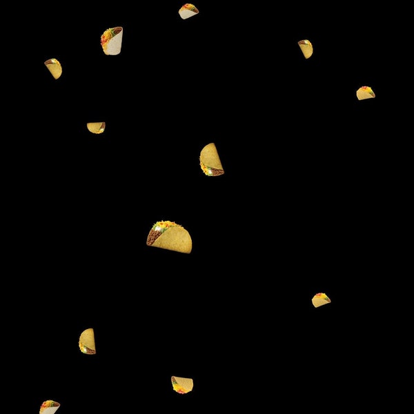 Alerta de transmisión de Taco Drop - Superposición animada en pantalla completa con fondo transparente - 1920x1080 - Descarga instantánea - Twitch Kick Youtube Tiktok