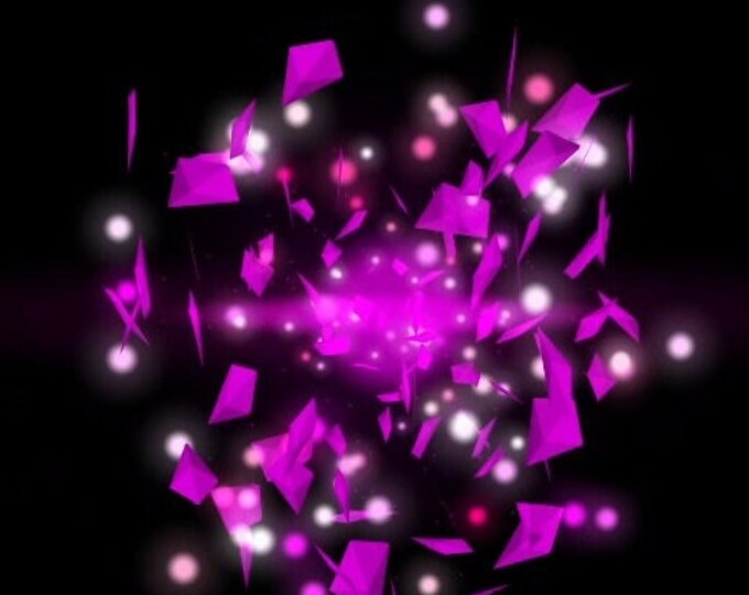 Pink Twitch Cheer Alert - EXPLODING BITS - Animated Transparent Full ...