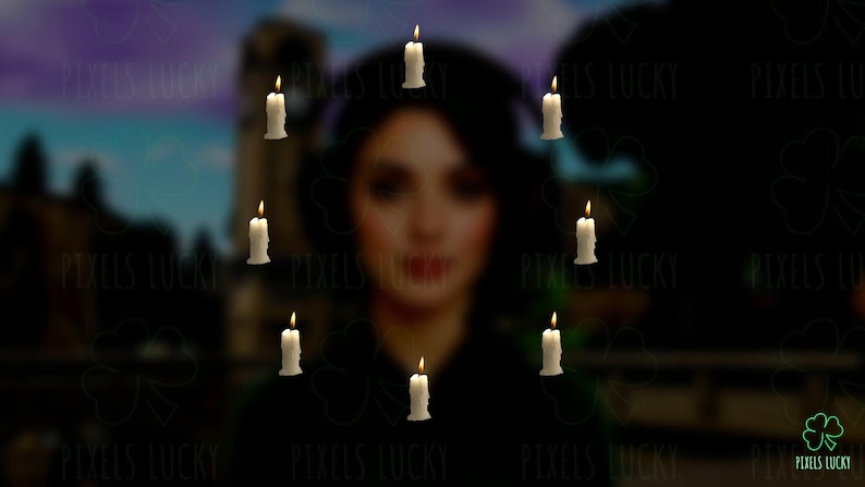Candle Stream Decoration - Animated Asset - Realistic Flickering Fire ...