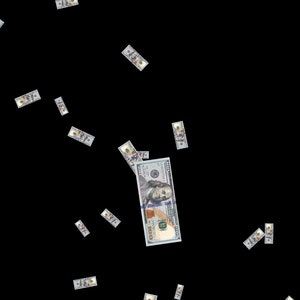 Make it Rain Hundreds Alert! - Raining Money - Twitch Tip Donation Alerts - Animated Cash Full Screen Overlay with Transparent Background