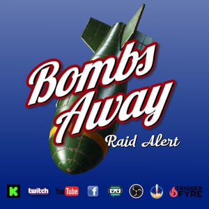 Bombs Away Raid Alert - Full Screen Stream Effect - 1920x1080 Animated Overlay - Transparent Background - Instant Download - .WEBM w/ Sound