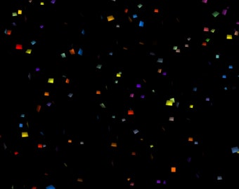 Konfetti Alarm Überlagerung - Vollbild Regenbogen Party Effekt - 1920x1080 - Transparenter Hintergrund - Geburtstagsstromanimation - Feier SFX