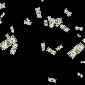 Make it Rain! Stream Alert - Raining Dollars Effect -  Animated Money Overlay with Transparent Background for Donations, Tips, Cheers, Donos