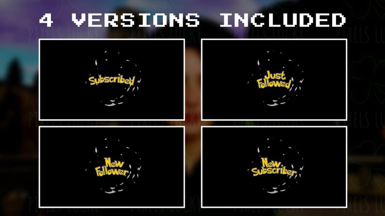 Alert Ball Stream Bundle - New Subscriber & Just Followed Notification ...