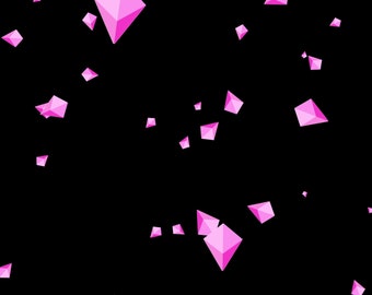 Pink Bit Rain Alert - Full Screen Cheer Effect for Twitch - 1920x1080 - Animated Overlay with Transparent Background - Instant Download