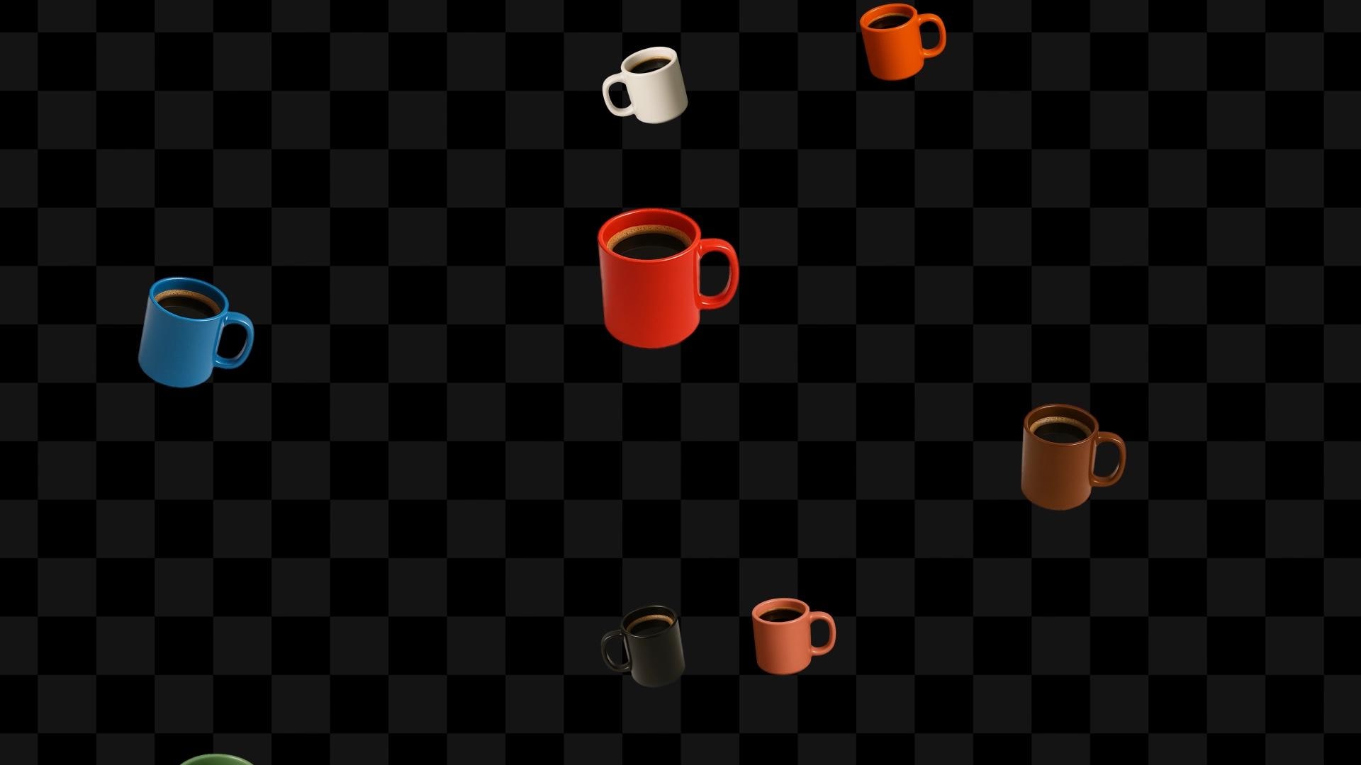 Coffee Stream Alert - Full Screen Animated Java Cup Rain Overlay With ...