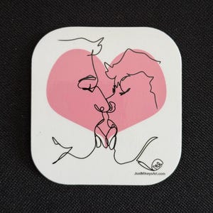 Kiss Love - vinyl sticker