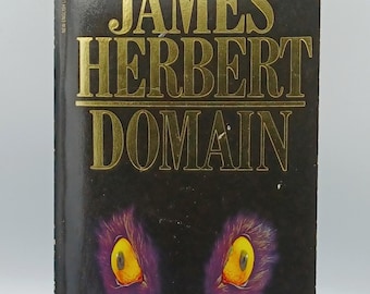 Domain (1985) James Herbert, vintage horror fiction paperback 0450058220