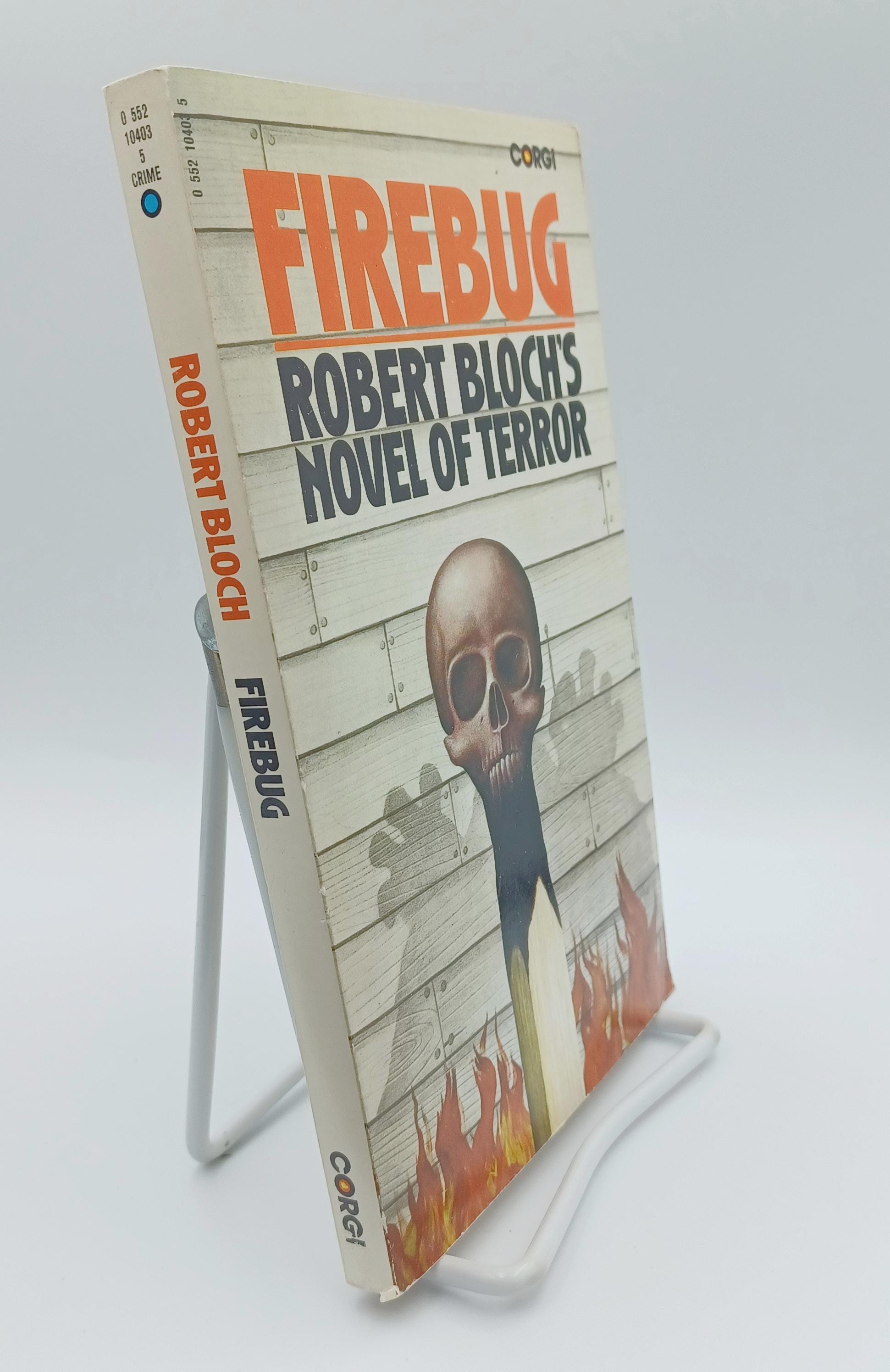 Firebug Rw Firebug (1977) Robert Bloch, Vintage Fiction Paperback Book, ISBN ...